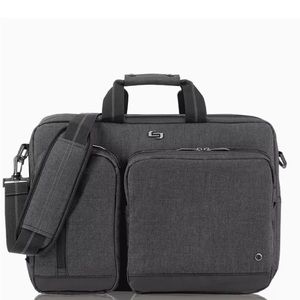 Solo NEW YORK Urban briefcase turns into backpack for easy carrying